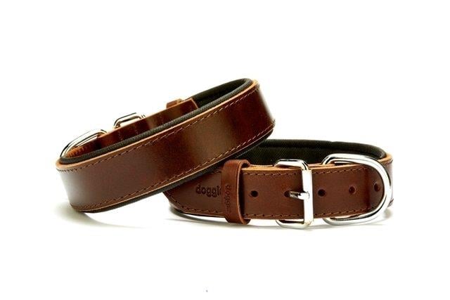 Doggie Konfor Deri Boyun Tasması 3,5X47-55Cm Kahverengi