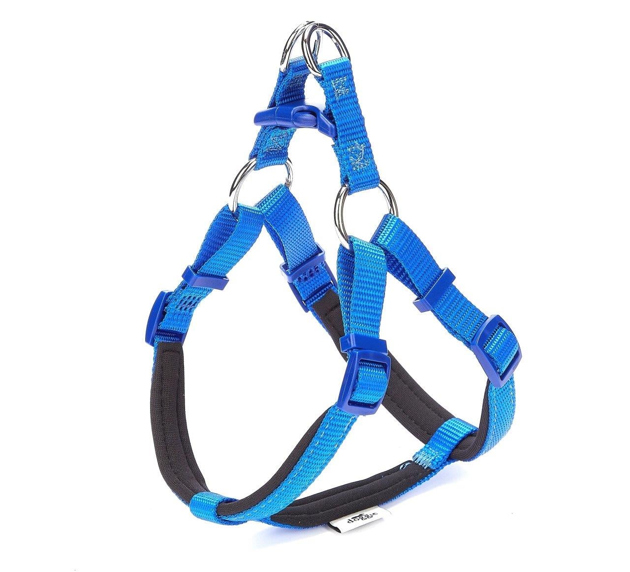 Doggie Konfor Dokuma Ronin Göğüs Tasması 1,5X35-40Cm Mavi
