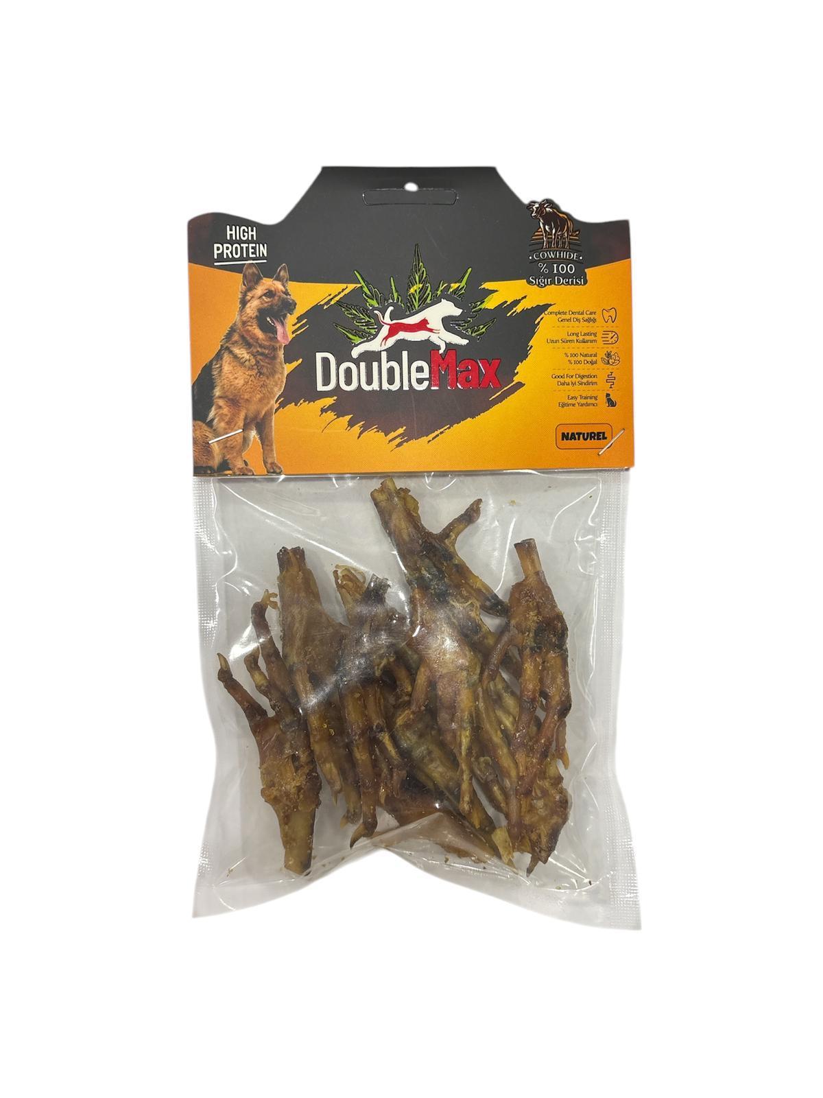 DoubleMax Kurutulmuş Tavuk Ayak 10 Adet