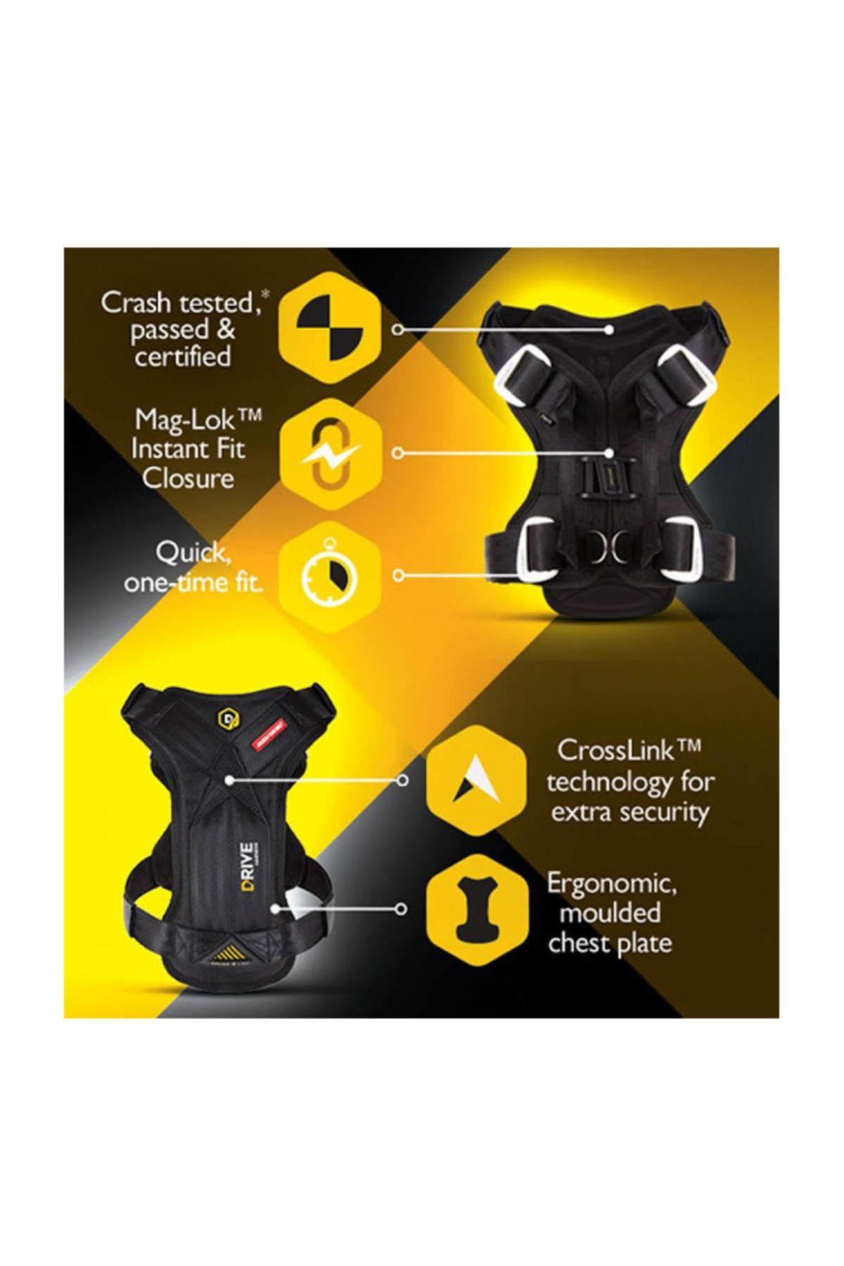 Ezydog Drive Harness Köpek Tasması Siyah Small