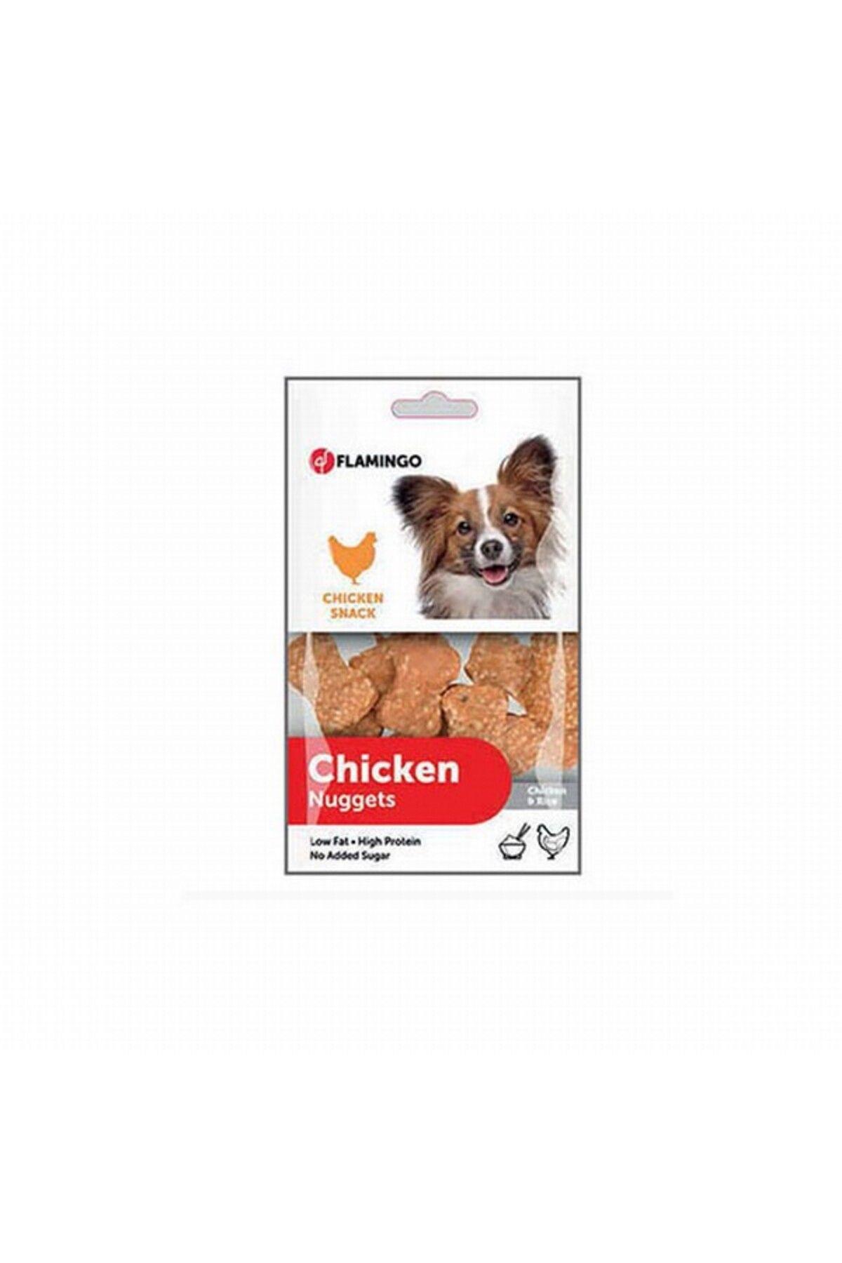 Flamingo Hapki Chicken Nuggets Tavuk Ve Prinçli Köpek Ödülü 85 gr