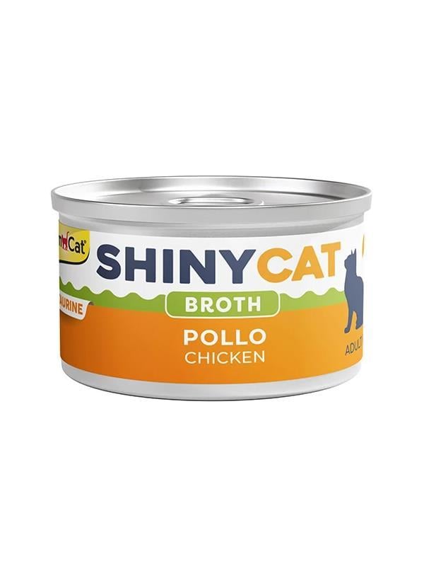 GimCat Shinycat Broth Sos İçinde Tavuklu Kedi Konservesi 70 gr