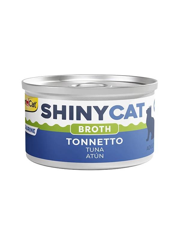 GimCat Shinycat Broth Sos İçinde Ton Balıklı Kedi Konservesi 70 gr