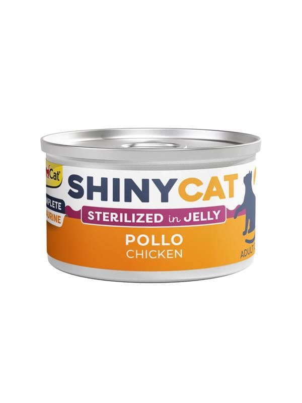 GimCat Shinycat Jöle İçinde Tavuklu Kısırlaştırılmış Kedi Konservesi 70 gr