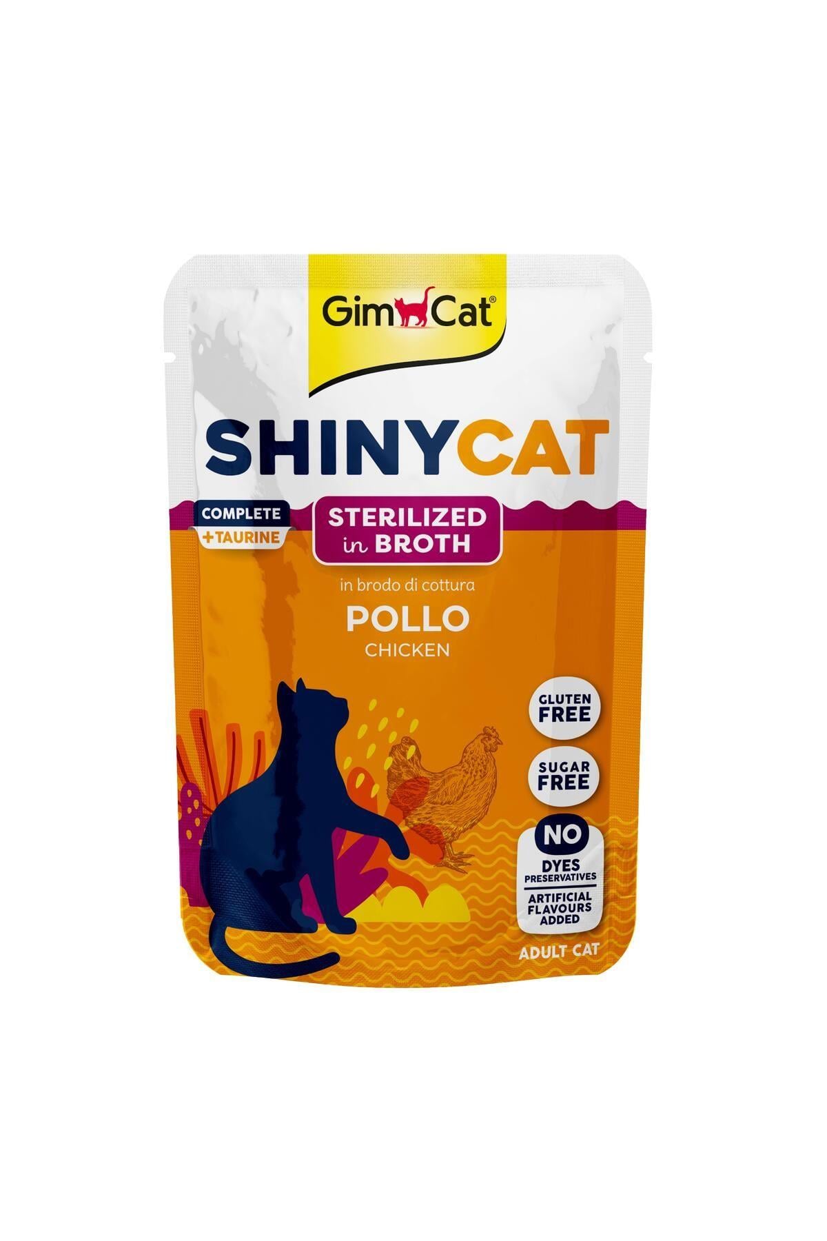 Gimcat Shinycat Pouch Sterilized Chicken 70 gr - Tavuk Kısırlaştırılmış Pouch 70 gr