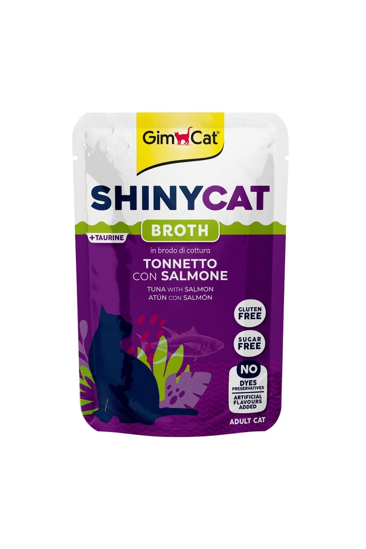 Gimcat Shinycat Pouch Tuna with Salmon 70 gr - Ton Balıklı Somon Pouch 70 gr