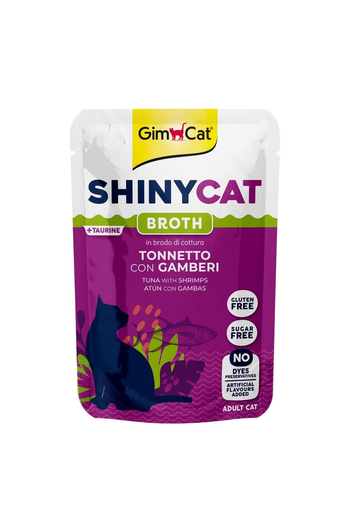 Gimcat Shinycat Pouch Tuna with Shrimps 70 gr - Ton Balıklı Karides Pouch 70 gr