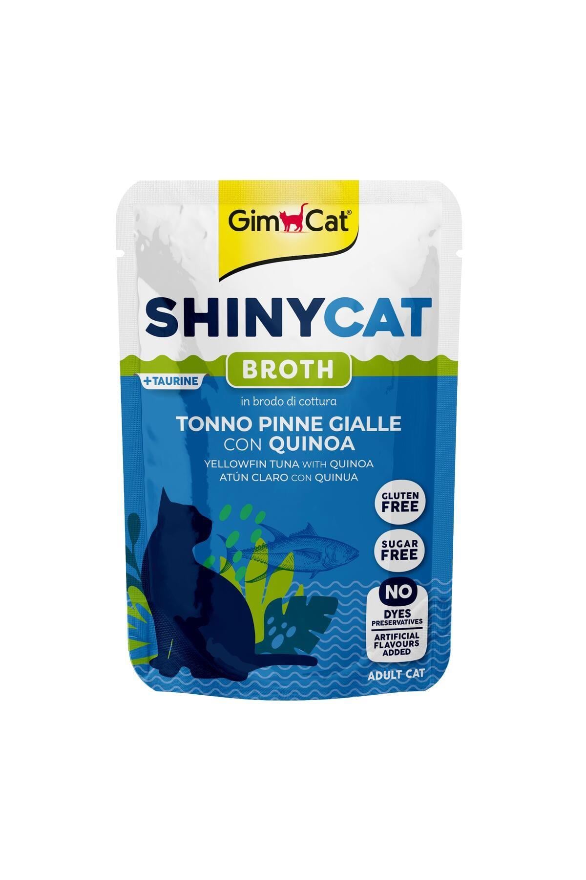 Gimcat Shinycat Pouch Yellowfin Tuna And Quinoa 70 gr – Sarı yüzgeçli Ton Balığı ve Kinoa 70 gr