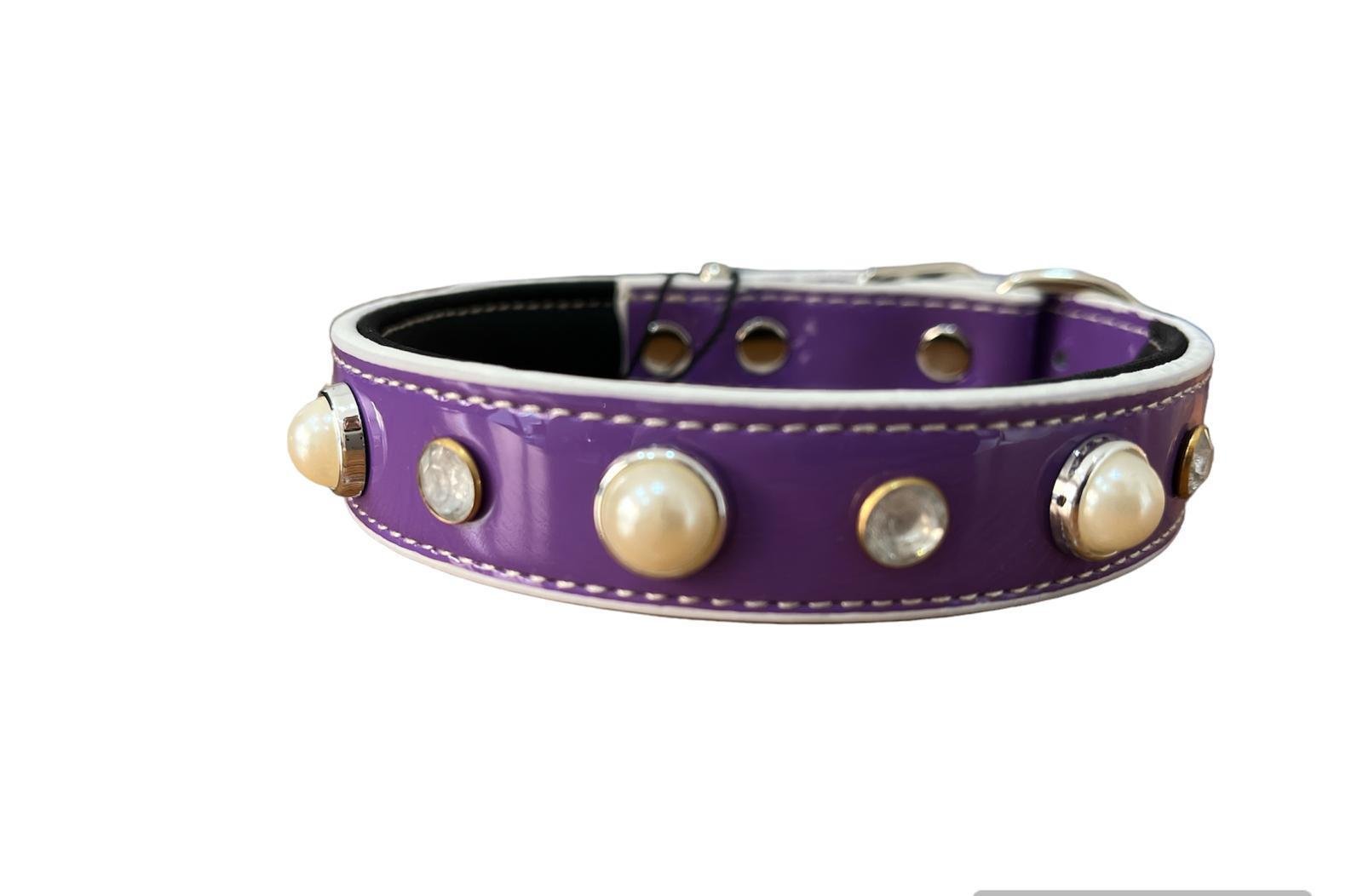 Glipet  Mor İncili Destekli Boyun Tasması 2x40 Cm