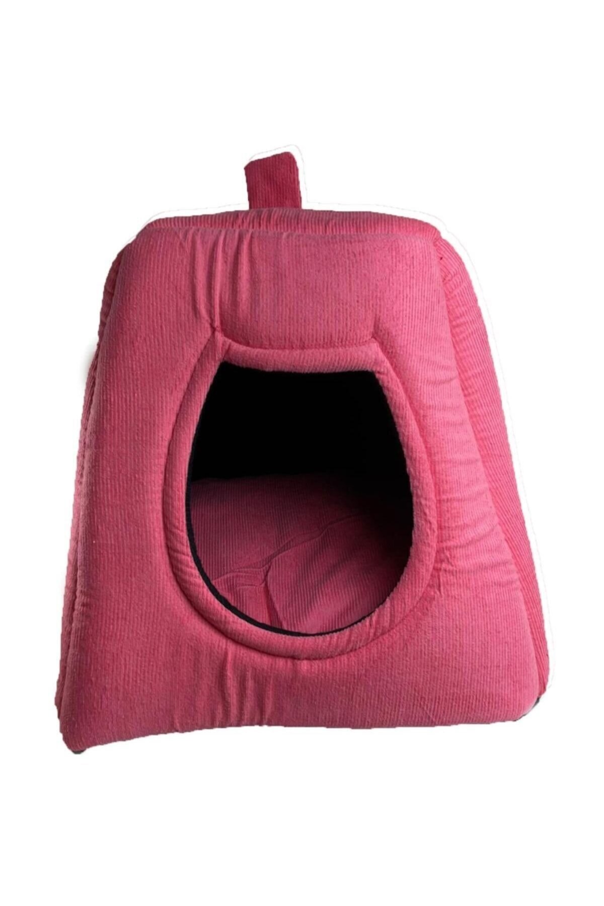 Glipet 3 Fonksiyonlu Kare Yatak Ev 45 x 45 x 40 Cm Pembe