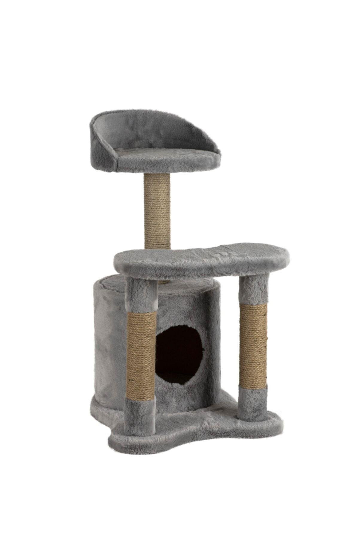 Glipet Açık Gri Yuvalı Kedi Tırmalama