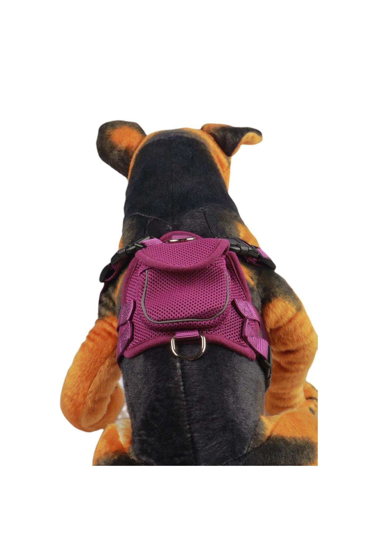 Glipet Air Göğüs Tasması Cepli Mor  XL