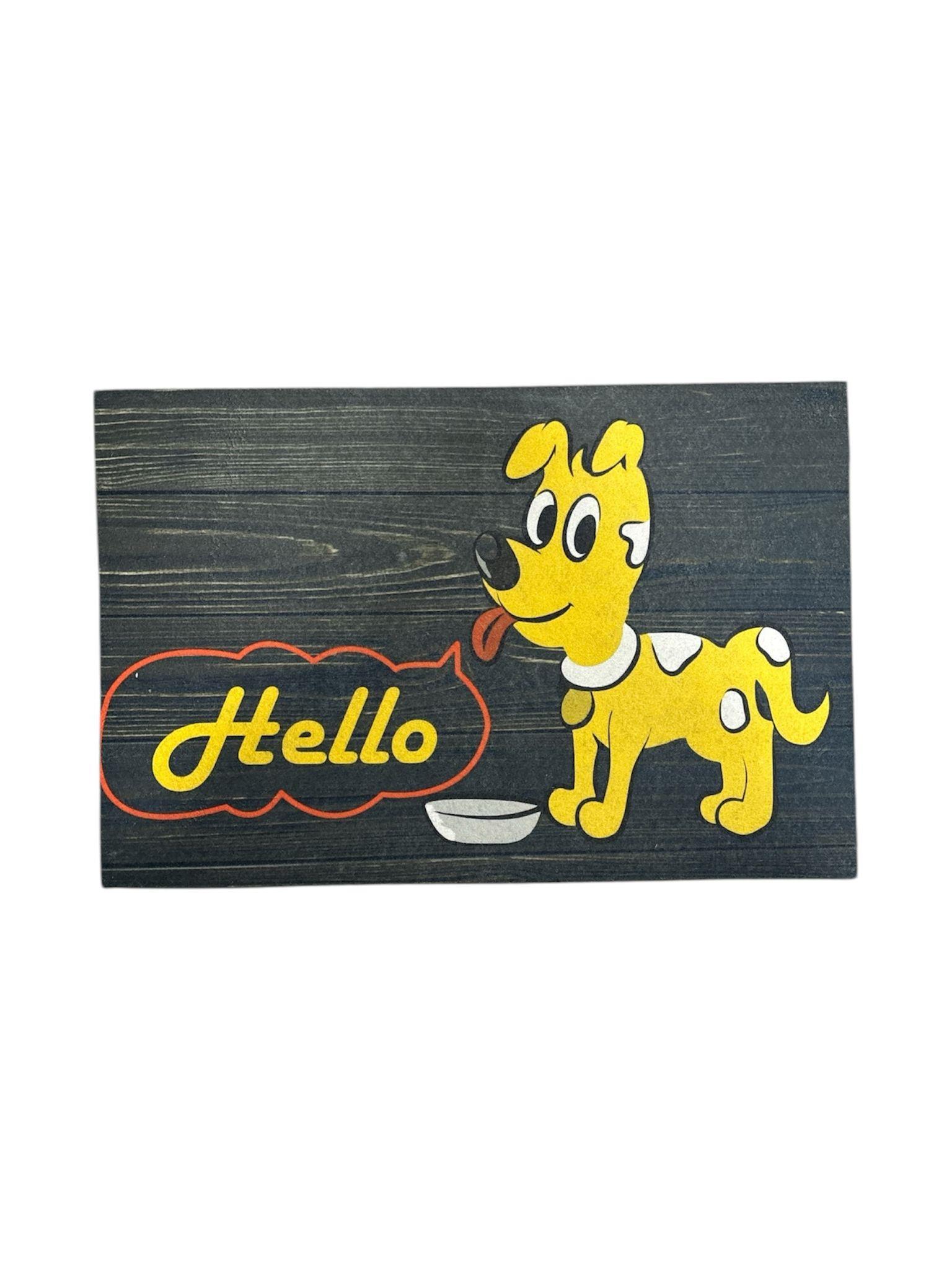 Glipet Amerikan Servis Mama Ve Su Kabı Paspası 60x45- Hello Köpek