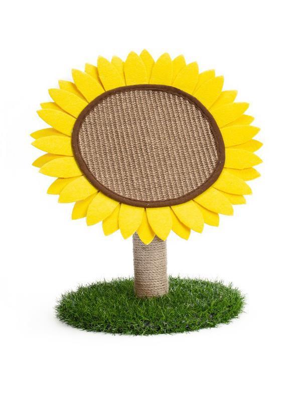 Glipet Ay Çiçeği Şeklinde Kedi Tırmalama Standı 75x30 Cm