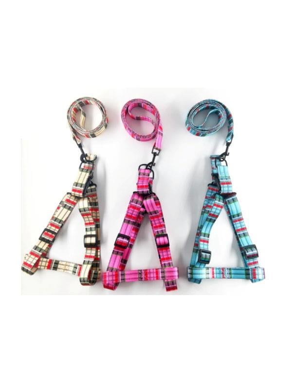 Glipet Ayarlanabilir Göğüs Tasma Seti Kırmızı M 1.5x120 cm