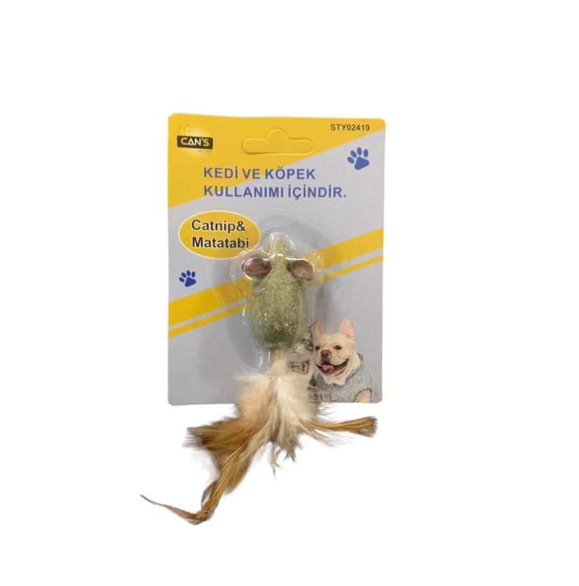 Glipet Catnip&Matatabi Fare Kedi Oyuncağı 16.5X3 Cm