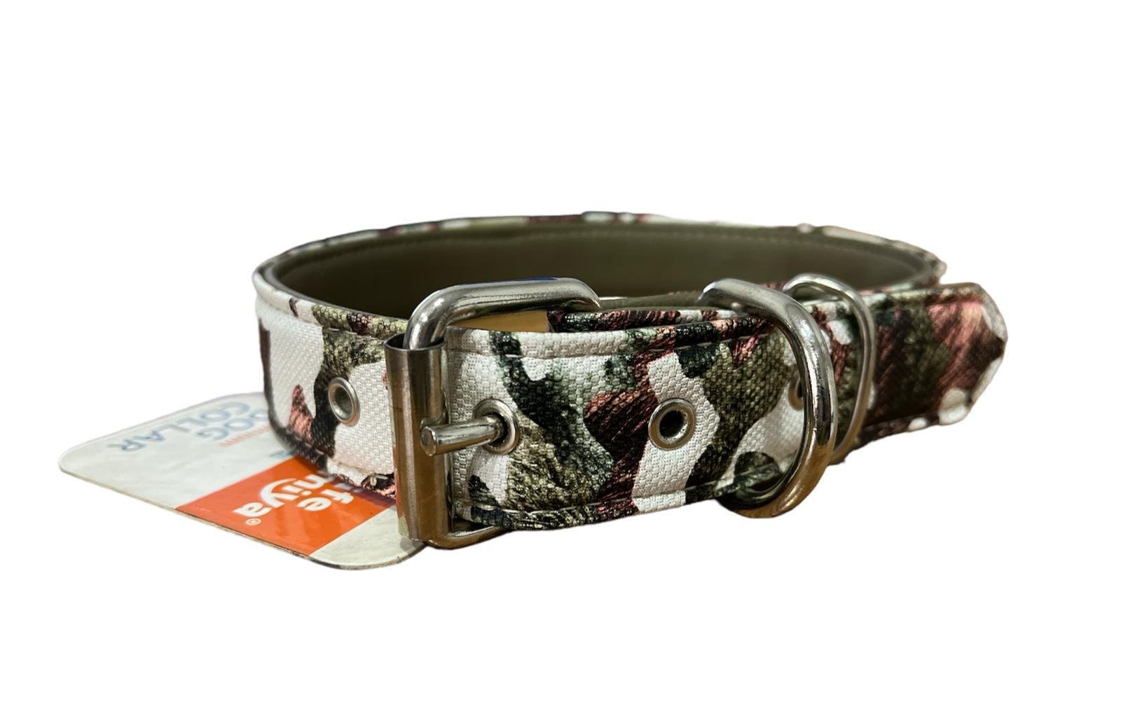 Glipet Dijital Baskılı Kamuflaj Desenli Köpek Boyun Tasması 3x60 Cm