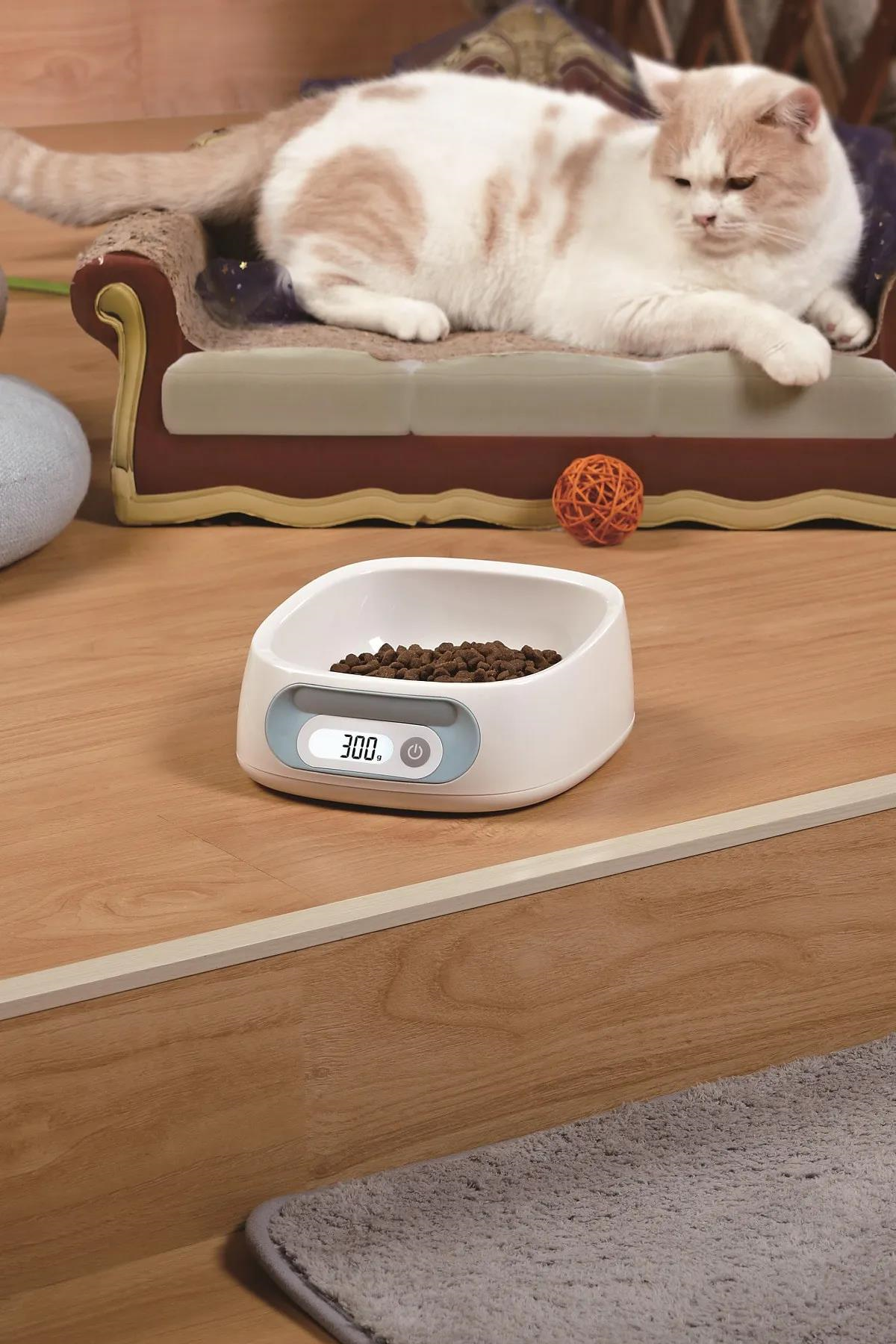 Glipet Dijital Kedi Köpek Mama Ve Su Kabı Elektronik Beslenme Kabı 2kg/1g