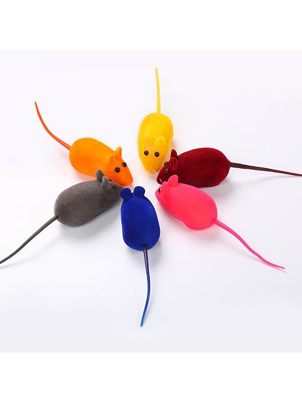 Glipet Fare Figürlü Renkli Kedi Oyuncağı 12.5 Cm  3 lü