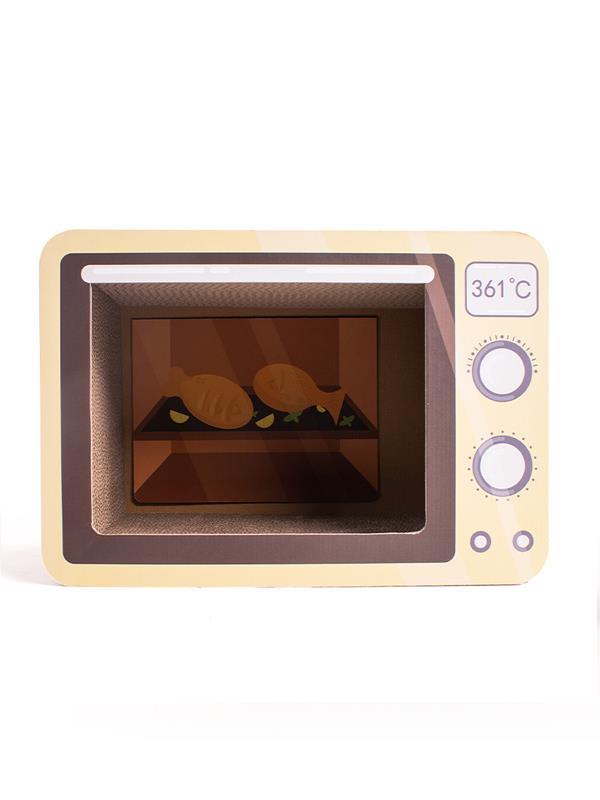 Glipet Fırın Şekilli Karton Kedi Tırmalama 44x34x23 Cm