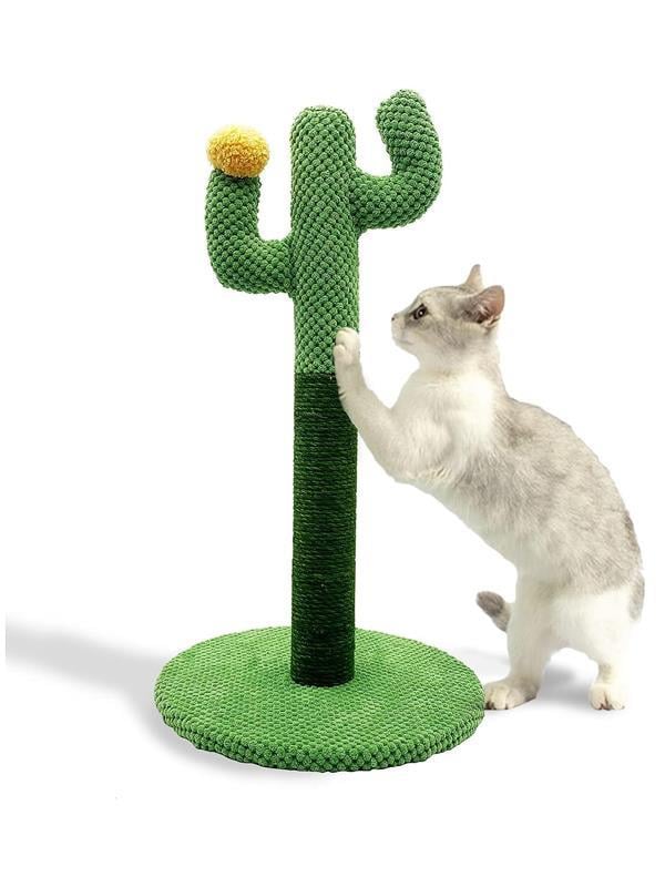 Glipet Grand Çift Kollu Kaktüs Şekilli Tırmala Tahtası 40x40x65 Cm Yeşil