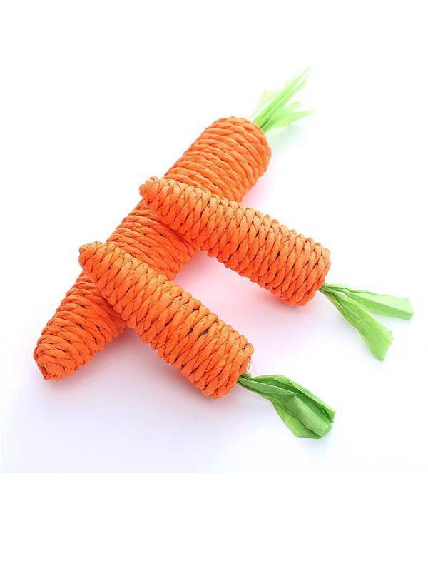 Glipet İp Örgülü Havuç Kedi Oyuncağı 12 Cm