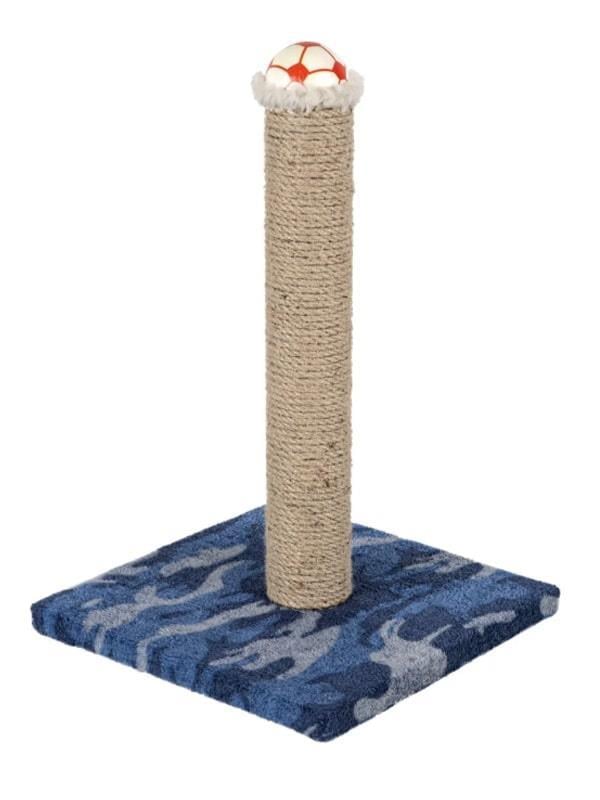 Glipet Jut Halatlı Kedi Tırmalama 40 cm Asker Mavi