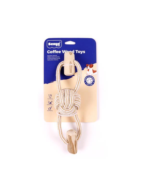 Glipet Kahve Ağaçlı Köpek Diş İpi 23x5.5 Cm