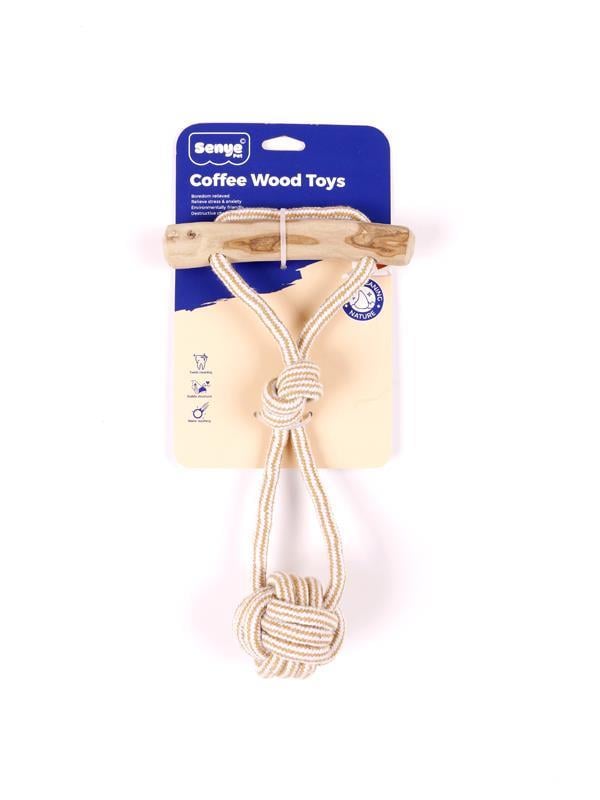 Glipet Kahve Ağaçlı Köpek Diş İpi 28x14 Cm