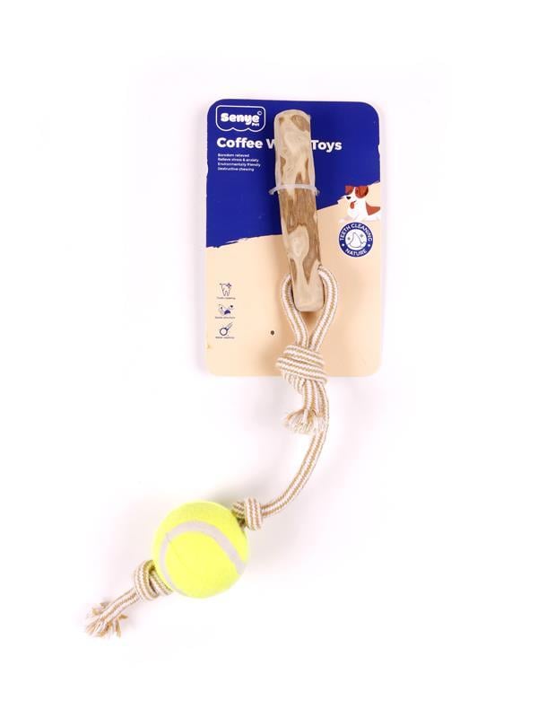 Glipet Kahve Ağaçlı Toplu Köpek Diş İpi 36x6 Cm