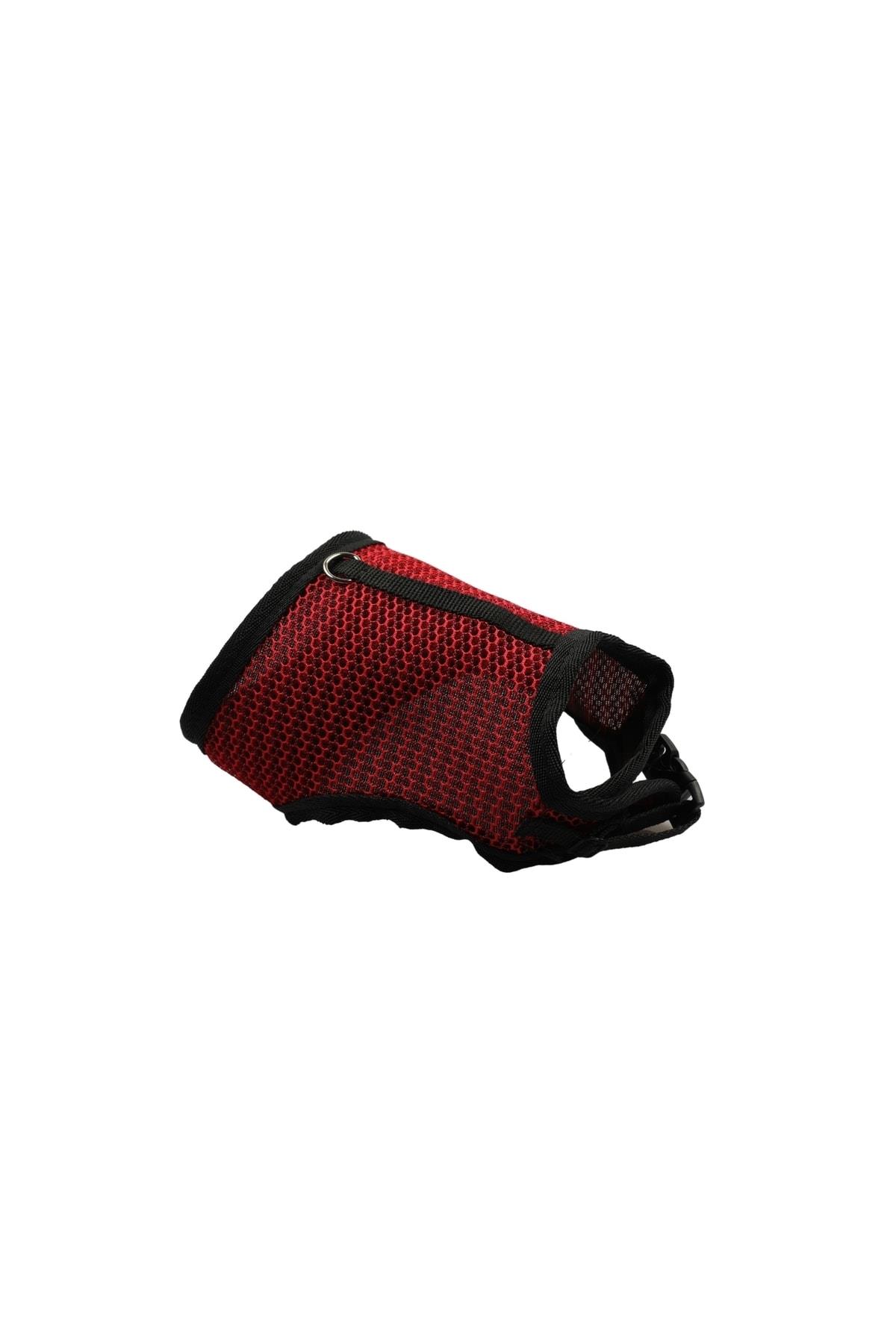 Glipet Kedi Göğüs Tasması Terleme Yapmaz Air Kumaş 120 Cm Ip -25*35 Cm Kırmızı 