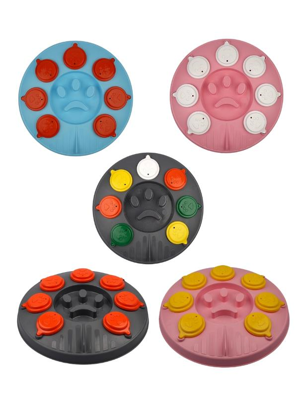 Glipet Kedi Köpek Bulmacası ve Yavaş Yeme Mama Kabı 5'li Paket