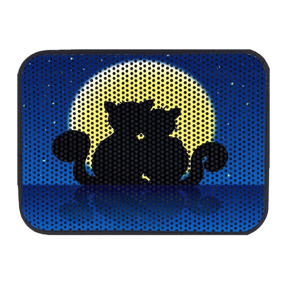 Glipet Kedi Tuvalet Önü Elekli Paspas Gece Kediler 60x45 Cm