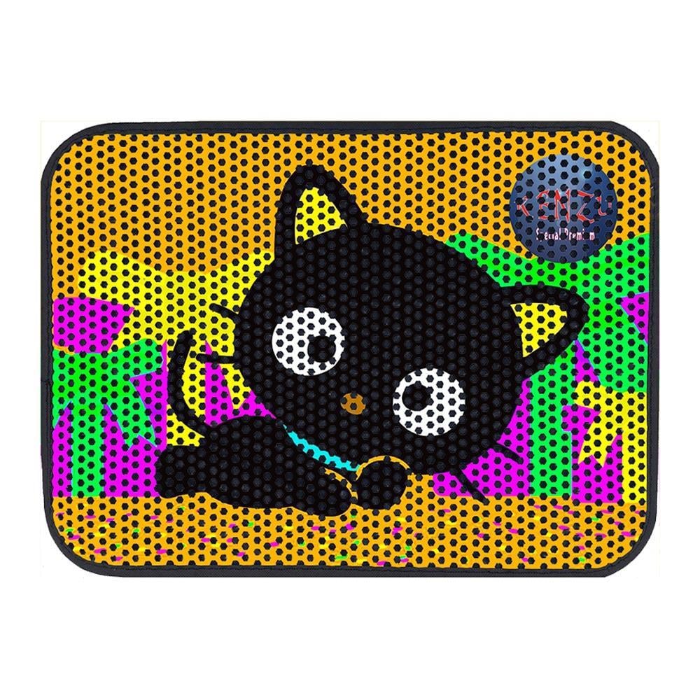 Glipet Kedi Tuvalet Önü Elekli Paspas Uzanan Kedi 80x60 Cm