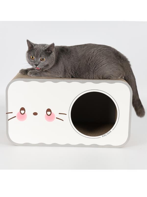 Glipet Kutu Karton Kedi Tırmalama 55x25x30 Cm Bulut