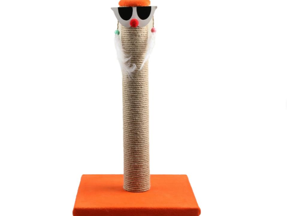 Glipet Palyaço Kedi Tırmalama Turuncu 45 Cm