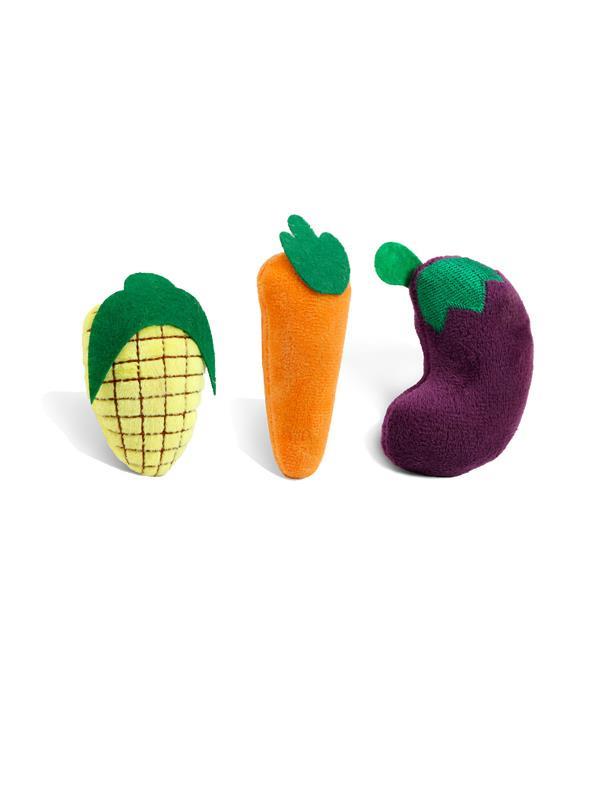 Glipet Peluş Sebze Meyve Kedi Oyuncağı 8 Cm