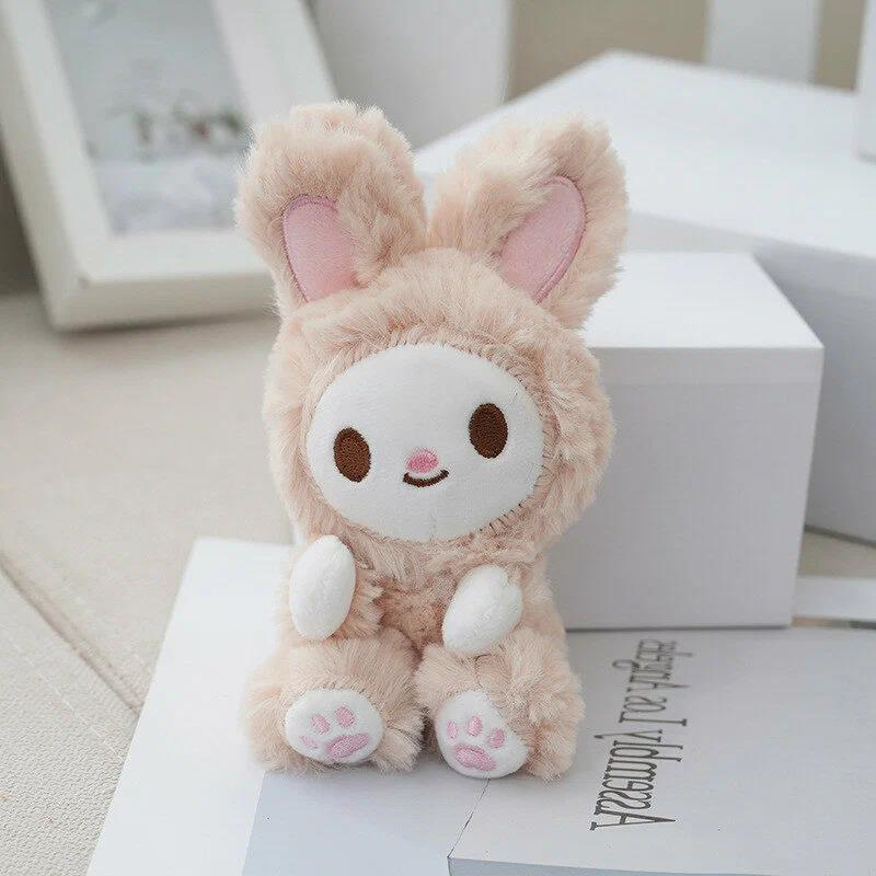 Glipet Peluş Tavşan Köpek Oyuncağı 9x16x6 Cm Krem
