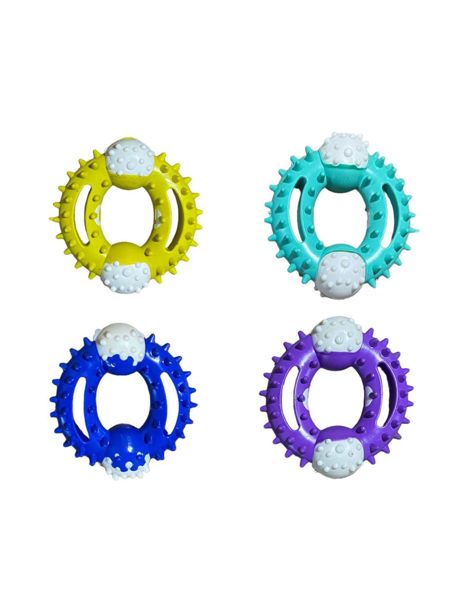 Glipet Sert Plastik Yuvarlak Köpek Diş Kaşıma Oyuncağı