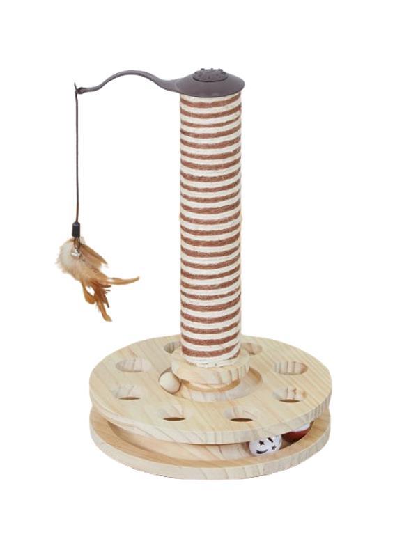 Glipet Tüylü Catnip Toplu Kedi Tırmalama Oyun Standı 46x28 Cm