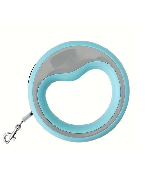 Glipet Yuvarlak Şeritli Otomatik Köpek Gezdirme Tasması 2.5 Metre 20 Kg Mavi