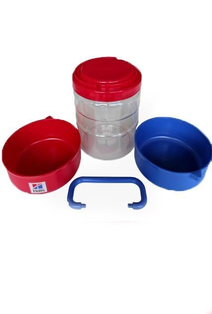 Hills Taşınabilir Kedi Köpek 200+200 Ml Mama Kabı