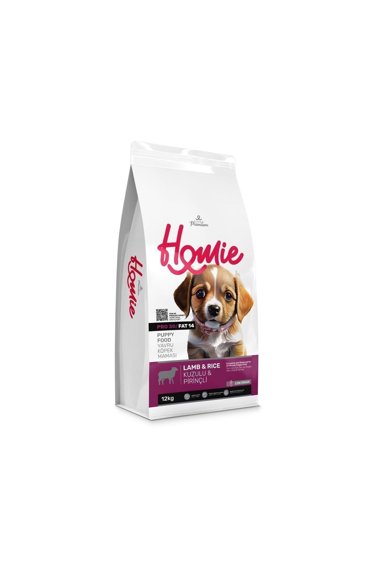 Homie Düşük Tahıllı Kuzu&pirinçli Yavru Köpek Maması 12 Kg