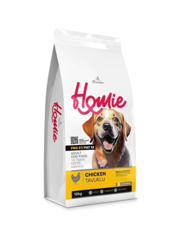Homie Düşük Tahıllı Tavuklu Yetişkin Köpek Maması 12 kg