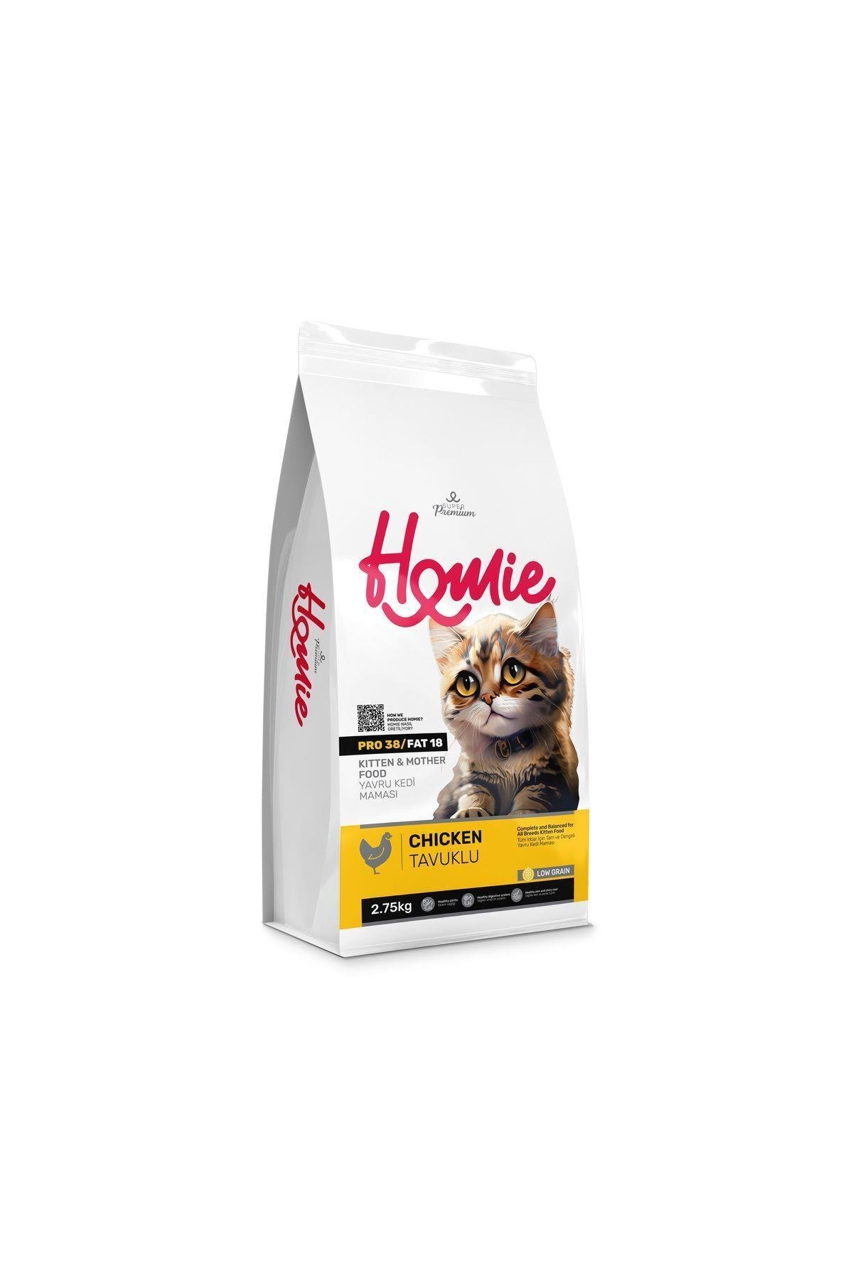 Homie Kitten&mother Düşük Tahıllı Tavuklu Kedi Maması 2.75 Kg