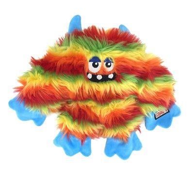 KONG Frizzles Zazzle Sevimli Canavar Sesli Peluş Köpek Oyuncağı M