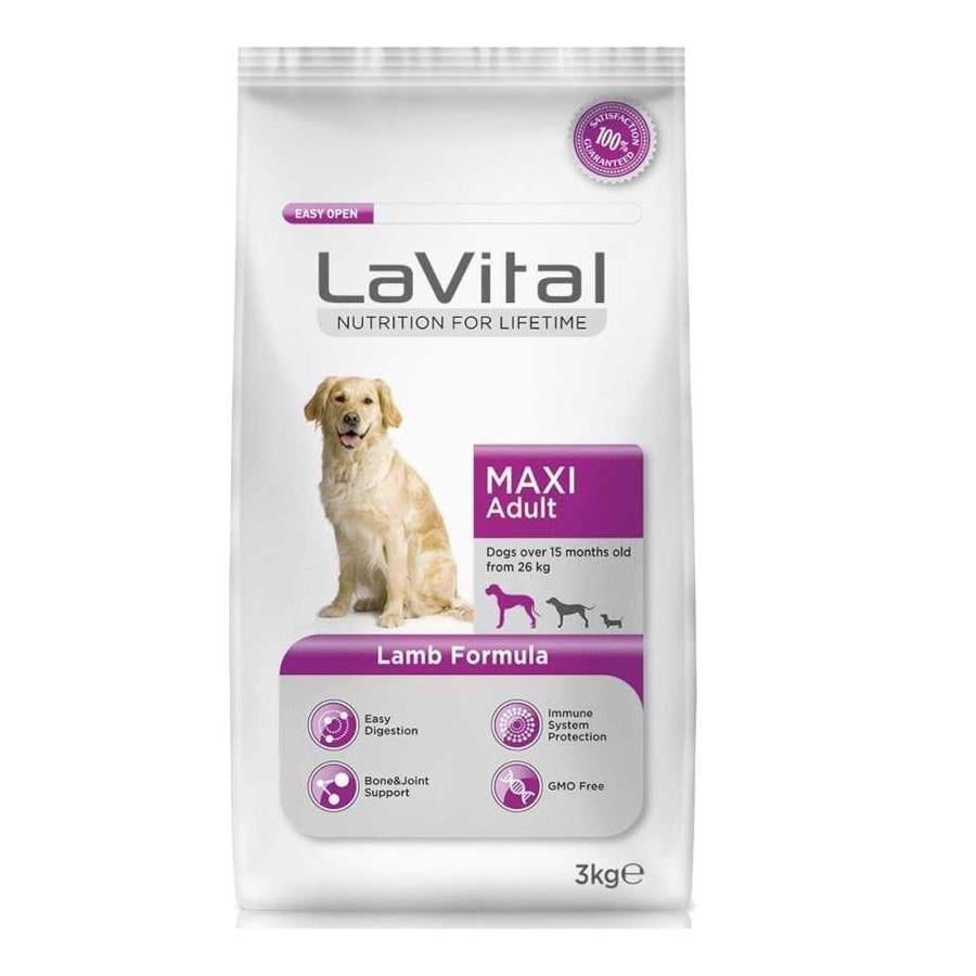 La Vital Kuzulu Maxi Adult Köpek Maması 3 Kg