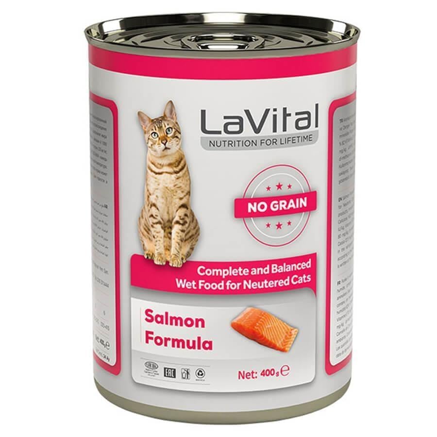 La Vital Tahılsız Somonlu Kısır Kedi Konserve Maması 400 gr