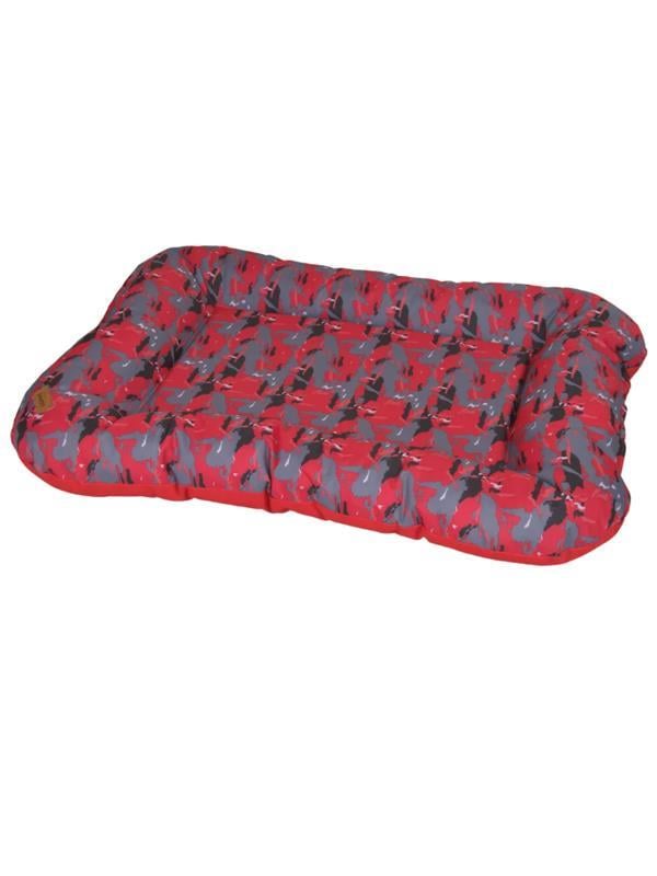 Lepus Aria Basic Kedi Köpek Minderi Kamuflaj Kırmızı Medium 60x85x13 cm