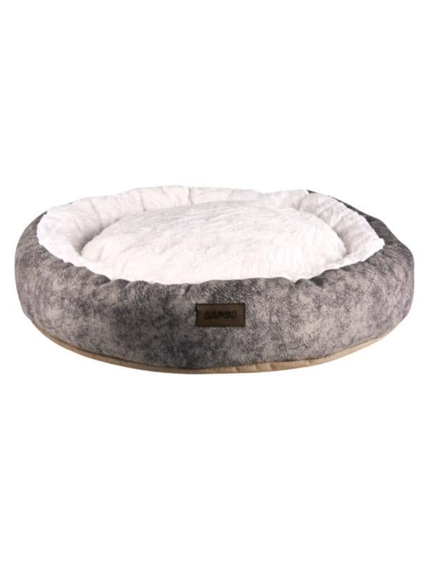 Lepus Kedi Köpek Yatağı Simit Gri 57x16 cm